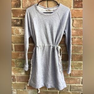 Athleta gray sweat shirt dress size medium